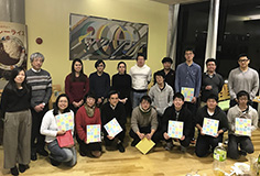 2017年度研究室送別会